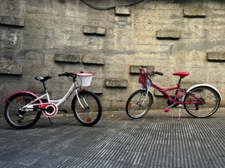 Bicicleta infantil B'Twin 20 fucsia