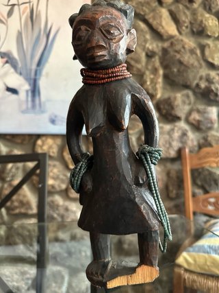 Figura Arte Africano Madera Tallada