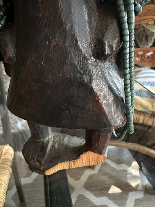 Figura Arte Africano Madera Tallada