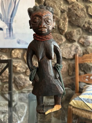 Figura Arte Africano Madera Tallada