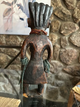 Figura Arte Africano Madera Tallada