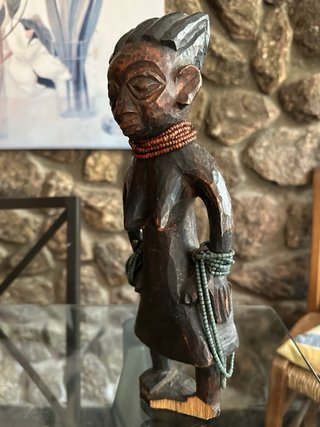 Figura Arte Africano Madera Tallada