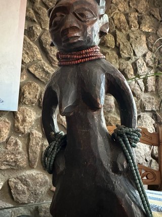Figura Arte Africano Madera Tallada