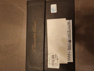 Zapatos Emidio Tucci Cuero Marrón Talla 44. Nuevos