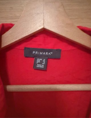 Vestito rosso Primark a portafoglio taglia 44