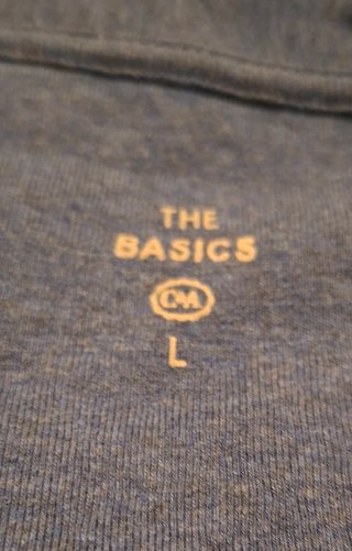 Camiseta C&A lunares azul talla L,nueva.