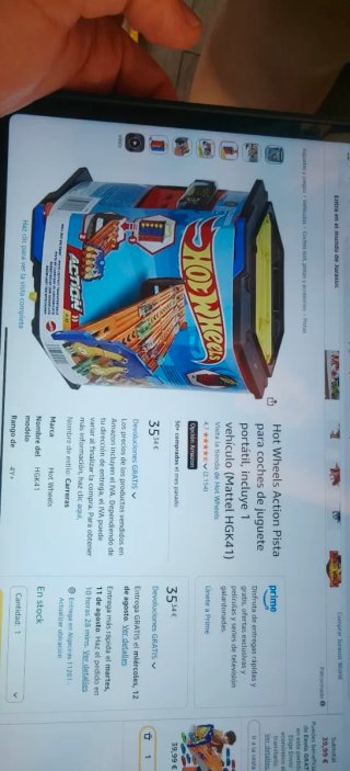 Hot Wheels Pista Portátil Coches