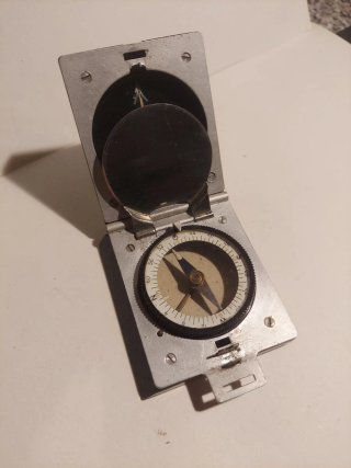 Bussola Militare Tedesca d'Epoca Marschkompass