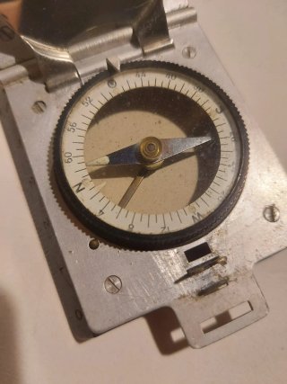 Bussola Militare Tedesca d'Epoca Marschkompass