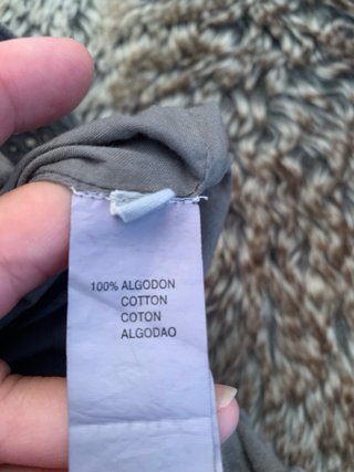 Vestido Yerse verde S 100% algodón