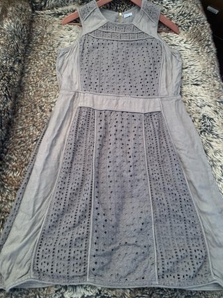Vestido Yerse verde S 100% algodón