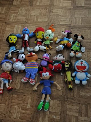 Lote de peluches variados