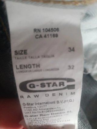Pantalón G-STAR RAW 96 Azul