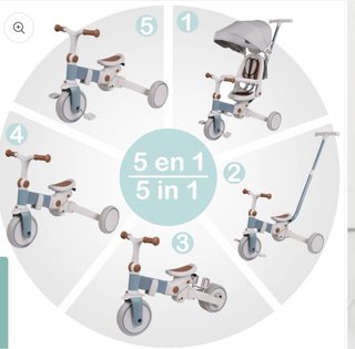 Triciclo Evolutivo 5 en 1 Olmitos