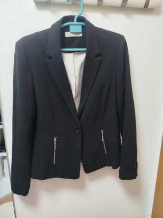 Americana negra Talla L mujer