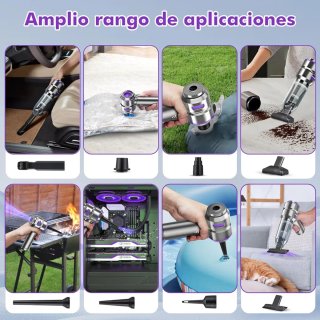 Aspiradora de mano 4 en 1 recargable