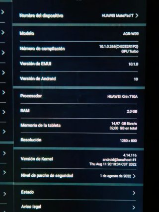 Tablet Huawei MatePad T10 Nero