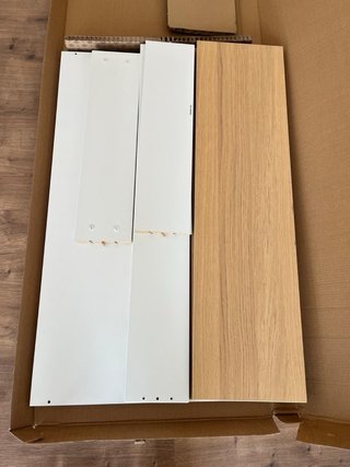 Cajones para cama chapa roble tinte blanco