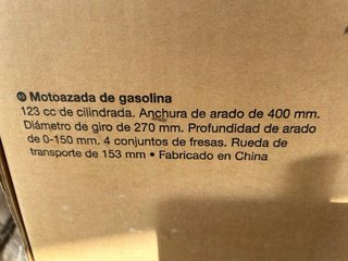 Motoazada Gasolina 123cc