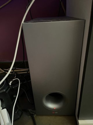 Barra de sonido LG Negra y Plateada