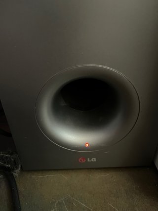 Barra de sonido LG Negra y Plateada