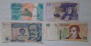 Lote 12 billetes variados
