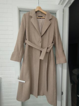 Abrigo Zara Talla L Marrón
