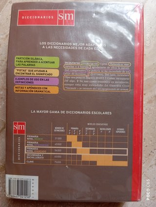 DICCIONARIO ESPAÑOL SM Nivel Final Primaria y ESO