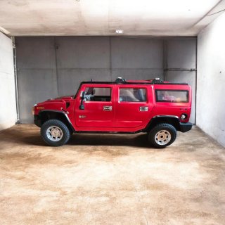 Coche de Juguete Hummer H2 Rojo