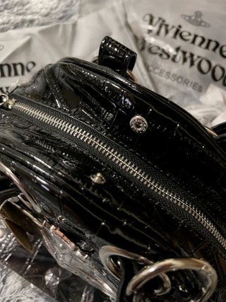 Vivienne Westwood Borsa Archive Chain Nera