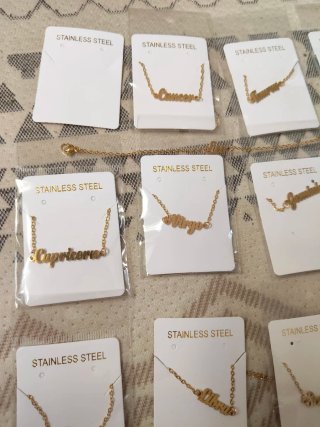 12 Pulseras  Zodiaco Acero Inoxidable