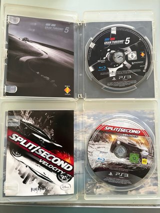 Juegos PS3 Gran Turismo 5 y Split Second
