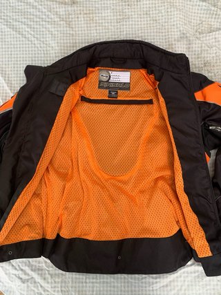 Chaqueta Enduro SINISALO Negra/Naranja