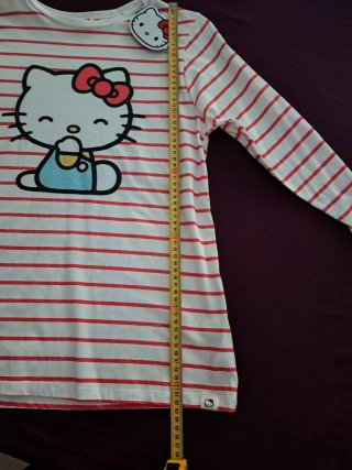 Camiseta Hello Kitty. Manga 3/4.    Talla S