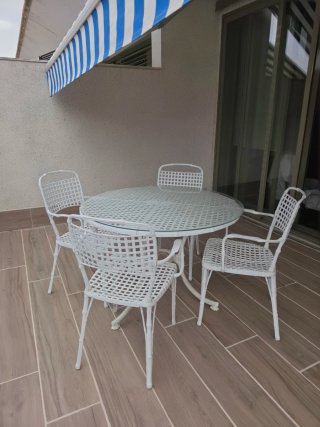 Conjunto Mesa y Sillas Terraza FIAM Italia.