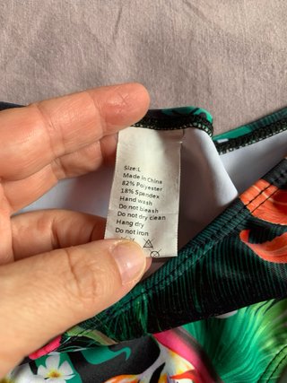 Bikini Tropical Shein Talla L