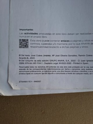 Matemáticas aplicadas a las Ciencias Sociales I...