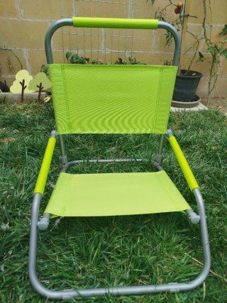 Silla plegable playa/piscina verde