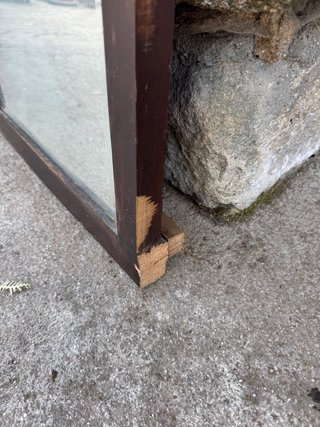 Espejo vintage madera tallada