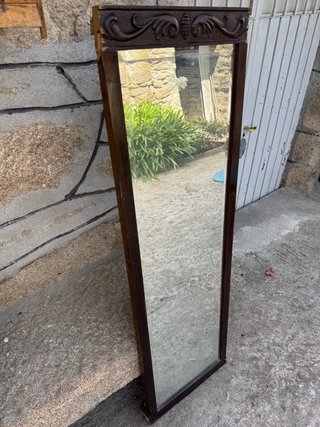 Espejo vintage madera tallada