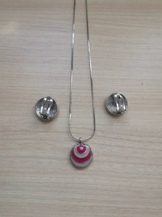 Lote Pendientes Collar Alfiler
