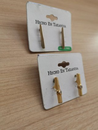 Lote Pendientes Collar Alfiler