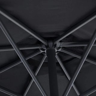 Sombrilla de exterior negra