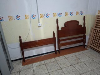 Estructura Cama Individual Madera