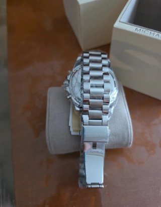 Reloj Michael Kors Hombre Negro y Plateado