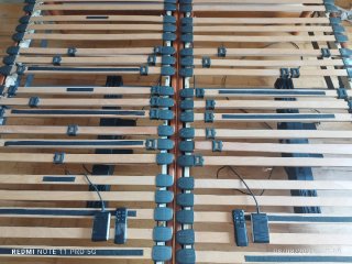 2 Camas Articuladas Base Madera