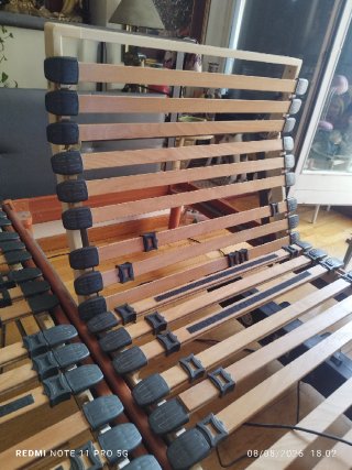 2 Camas Articuladas Base Madera