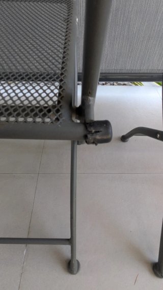 Set 2 Sedie Pieghevoli Metallo Grigio