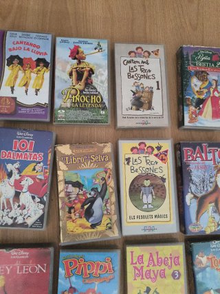 Lote 15 Film VHS Disney e altro