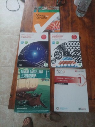 Lote de libros de bachillerato